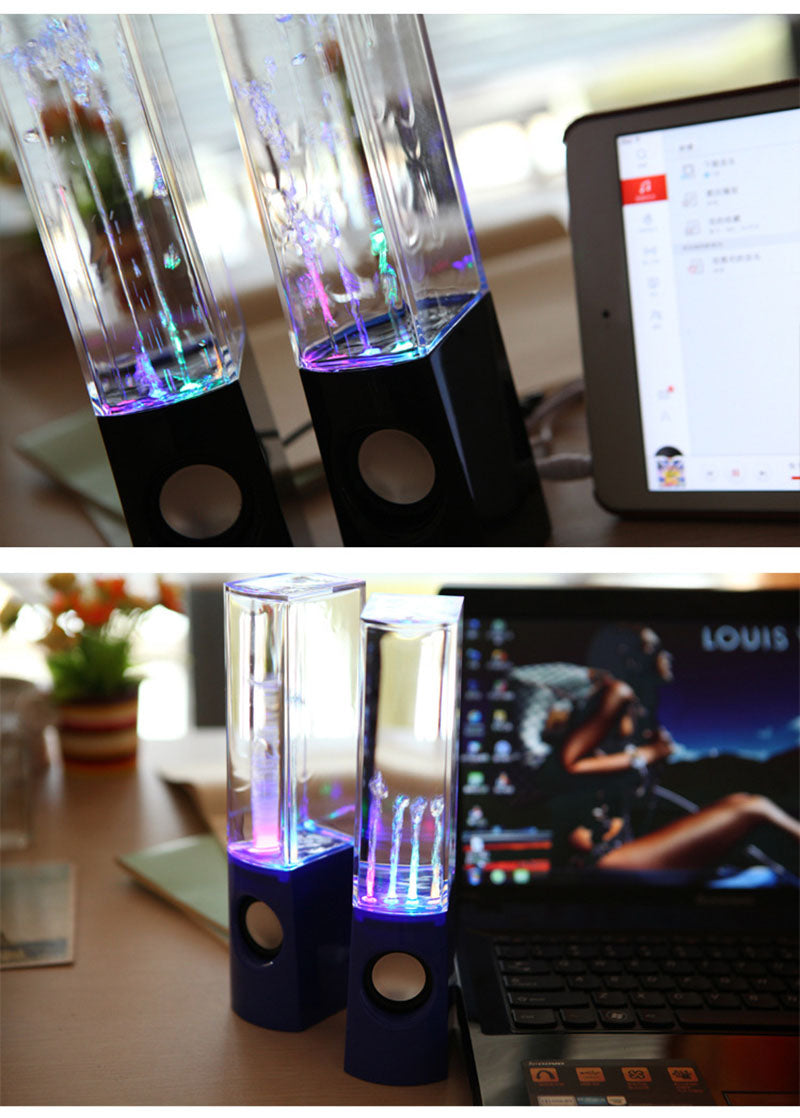 Dancing Water Speaker LED Light Fountain Speaker Family Party