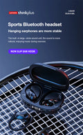 LP75 Sports Wireless Earphones with Mics,Button Control, LED Power Display,Hifi Stereo Sound Bluetooth 5.3 TWS Headphones