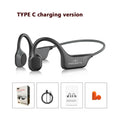 2024 Classic DG08 Bone Conduction Headphone Wireless Bluetooth Headset with MIC BT 5.3 Waterproof for Sport Running Workouts