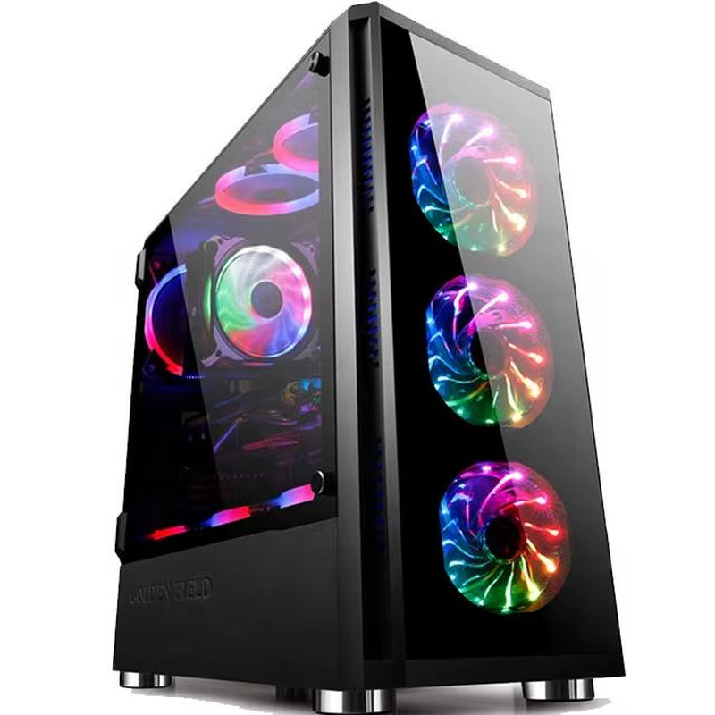 High Quality Core I7 I9 I5 with E5 2650 CPU 16GB RAM SSD HDD GTX 950 8GB Graphics Card Gaming Desktop PC Gamer Game