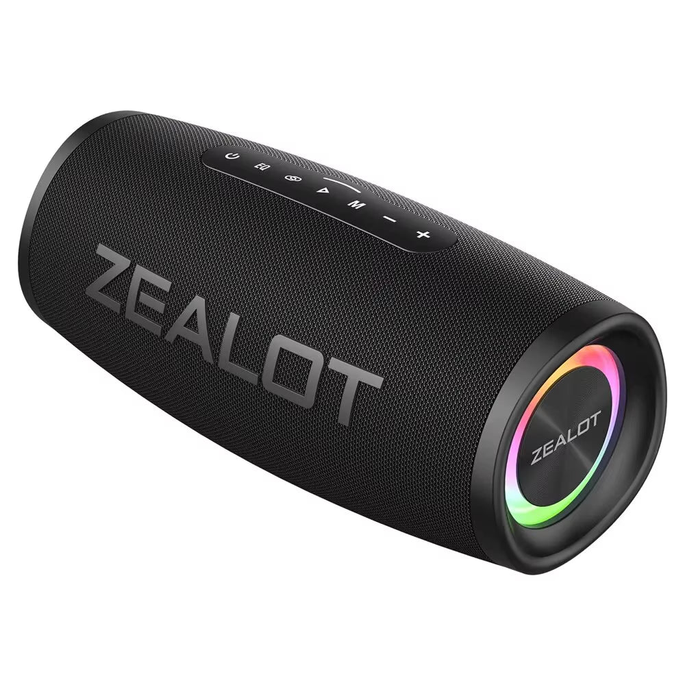 -S56 Bluetooth Speaker 40W Output Power Bluetooth Speaker with Excellent Bass Performace IPX6 Waterproof Camping Outdoor