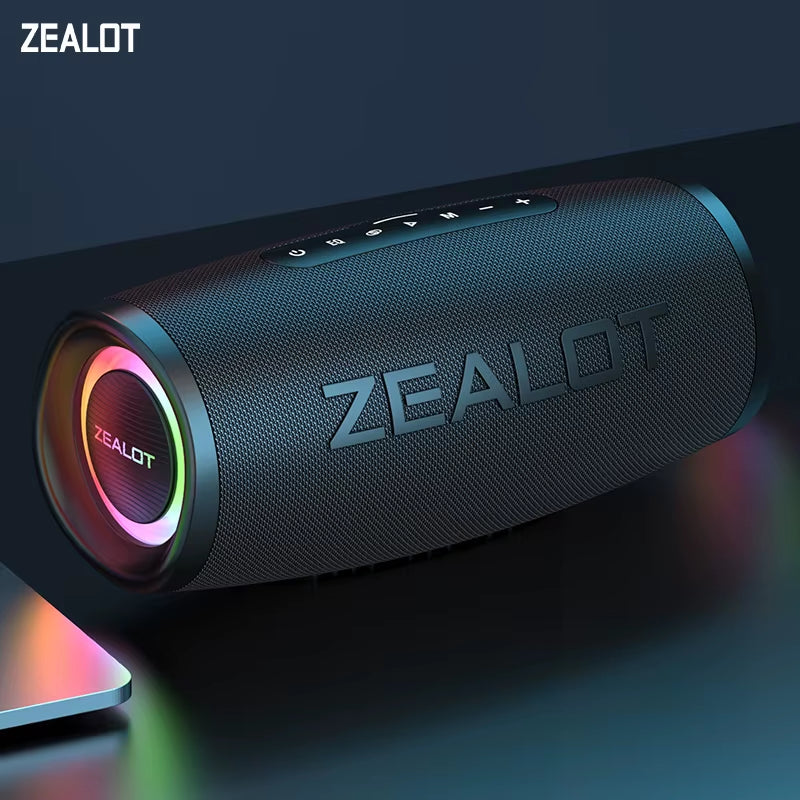 -S56 Bluetooth Speaker 40W Output Power Bluetooth Speaker with Excellent Bass Performace IPX6 Waterproof Camping Outdoor