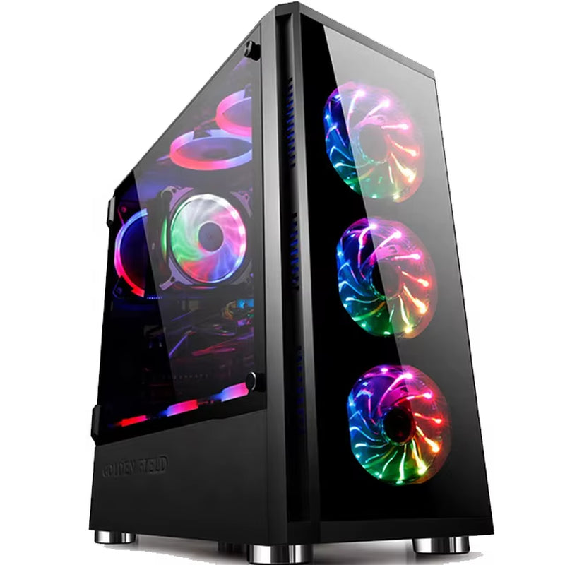 High Quality Core I7 I9 I5 with E5 2650 CPU 16GB RAM SSD HDD GTX 950 8GB Graphics Card Gaming Desktop PC Gamer Game