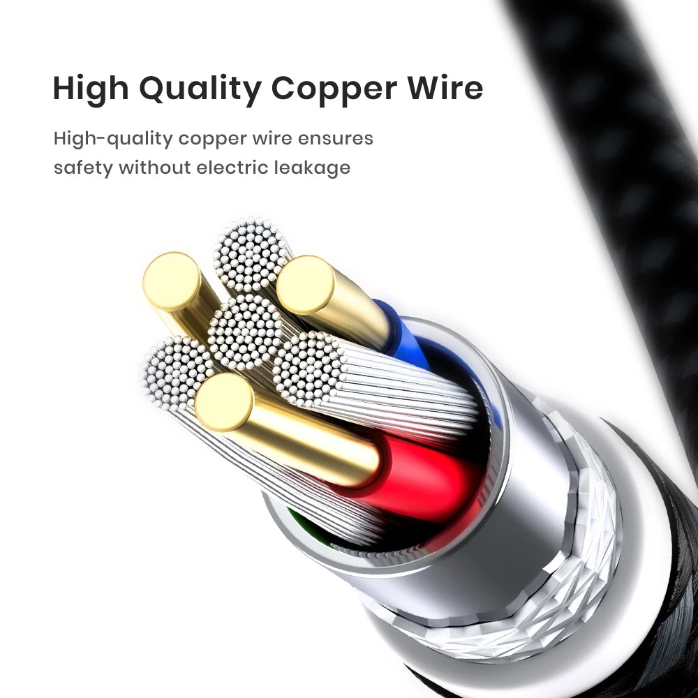 60W PD Fast Charger Cable USB C to USB Type C Cable for Macbook Pro USB C PD Cable Fast Charging for Samsung Xiaomii