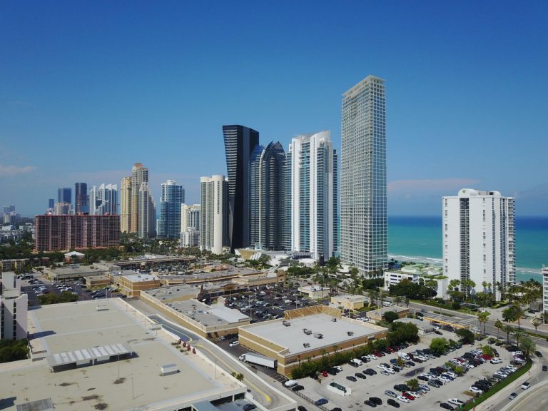 The Art of Drawing Readers In: Your attractive post title goes here High-rise buildings along the coast of Sunny Isles Beach, Florida on a clear day.
